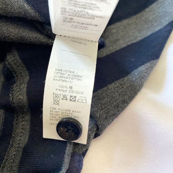 PAUL & SHARK YATCHING NORTH SEA CLUB VINTAGE WOMEN'S NAVY GREY LONG SLEEVE TOP - Picture 12 of 12